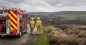 Wildfire at Tintwistle Moor - Operational Response Ends