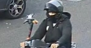 CCTV of man released following e-scooter robbery in Derby