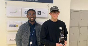 Derby College apprentice named regional Gatsby T Level Student of the Year